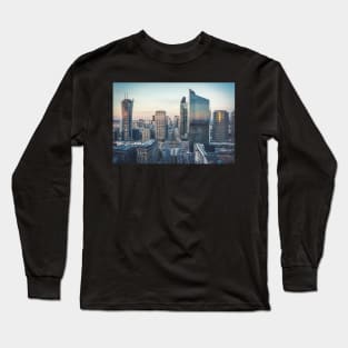 Office district in Warsaw Long Sleeve T-Shirt